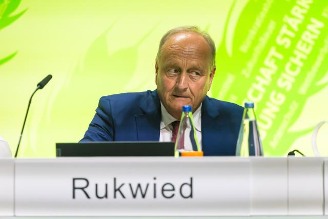 24 June 2026, Baden-Württemberg, Freiburg: Joachim Rukwied, president of the German Farmers' Association, is attending the opening ceremony of German Farmers' Day. Photo: Philipp von Ditfurth/dpa