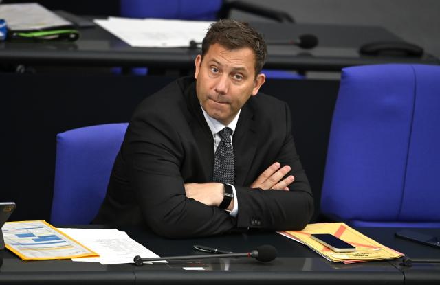 25 June 2026, Berlin: German Minister of Finance Lars Klingbeil attends the plenary session of the German Bundestag. Photo: Elisa Schu/dpa
