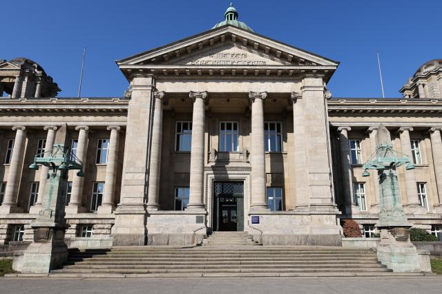 FILED - 06 March 2025, Hamburg: File Photo - Exterior view of the Hanseatic Higher Regional Court in Hamburg. Photo: Christian Charisius/dpa
