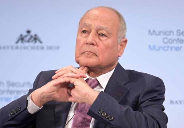 FILED - 17 February 2019, Munich: FILE PHOTO - Secretary General of the Arab League Ahmed Aboul-Gheit attends the 55th Munich Security Conference. Photo: Tobias Hase/dpa