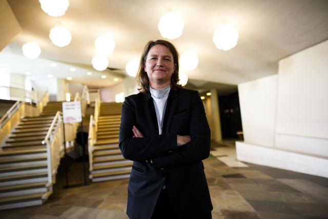 FILED - 26 April 2018, Berlin: FILE PHOTO - Artistic Director of the Berlin Philharmonic, Andrea Zietzschmann is pictured after the Orchestra's press conference on the 2018/19 program. Photo: Carsten Koall/dpa