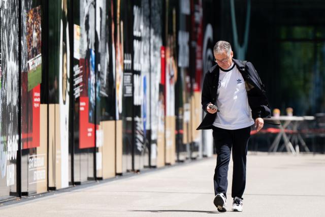 03 July 2026, Hesse, Frankfurt am Main: Andreas Rettig, German Football Association's (DFB) Managing Director of Sports, leaves the DFB Campus. The DFB confirmed in a statement that it had parted ways with German national team coach J. Nagelsmann. Photo: Florian Wiegand/dpa