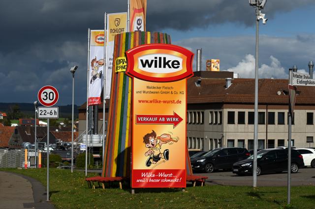 FILED - 02 October 2019, Hesse, Twistetal: FILE PHOTO - A view of the production building of the meat producer Wilke Wurstwaren. Photo: Uwe Zucchi/dpa
