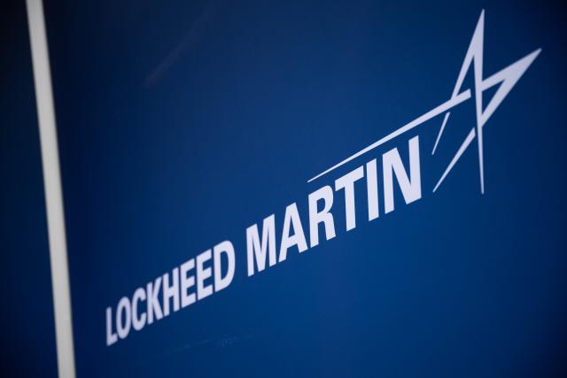 FILED - 11 June 2026, Brandenburg, Schoenefeld: FILE PHOTO - The Lockheed Martin logo is on display at the Berlin ExpoCenter Airport during the International Aerospace Exhibition (ILA). Photo: Sebastian Christoph Gollnow/dpa