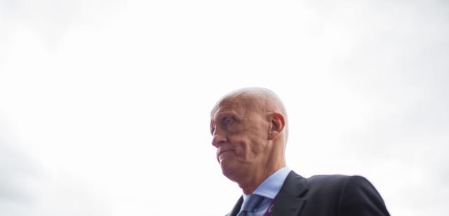 FILED - 14 May 2015, Berlin: FILE PHOTO - Former Italian referee Pierluigi Collina in the stadium during the Women's Champions League final match between FFC Frankfurt and Paris St. Germain in the Friedrich Ludwig Jahn Sportpark. Photo: Lukas Schulze/dpa