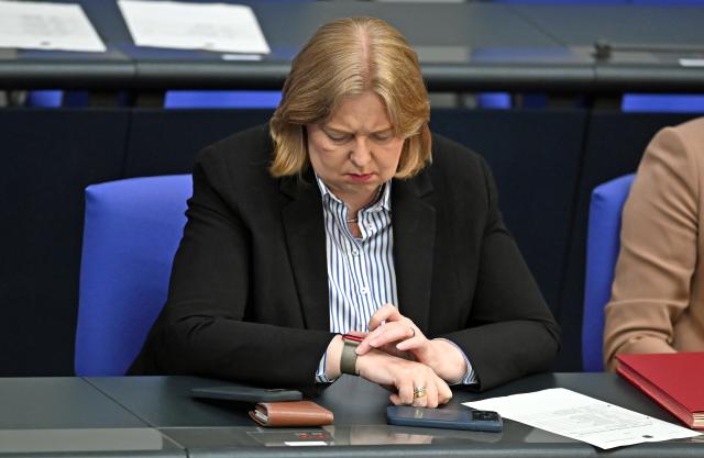 10 July 2026, Berlin: German Minister of Labor and Social Affairs Baerbel Bas attends the 90th plenary session of the 21st legislative period in the German Bundestag. Photo: Elisa Schu/dpa
