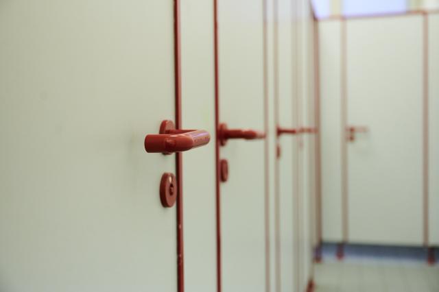 FILED - 18 November 2021, Berlin: FILE PHOTO - A view of closed public restrooms. Photo: Annette Riedl/dpa