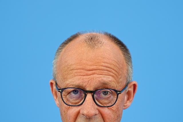 15 July 2026, Berlin: German Chancellor Friedrich Merz attends the traditional summer press conference at the Federal Press Conference Centre in Berlin, where he answers questions from journalists. Photo: Michael Kappeler/dpa