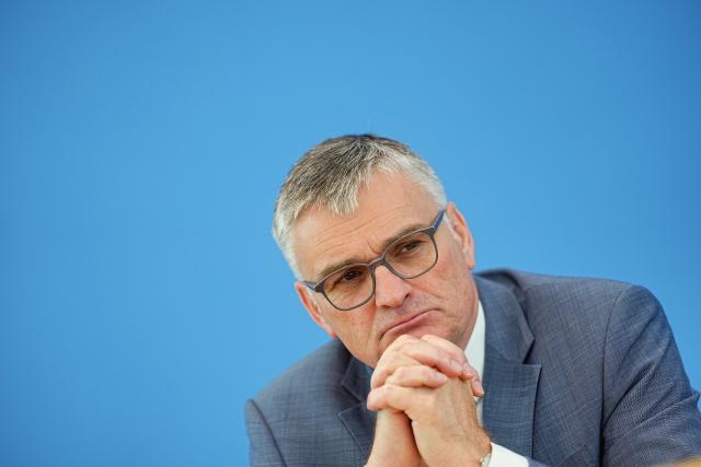 15 July 2026, Berlin: Government Spokesperson Stefan Kornelius is attending the traditional summer press conference with Chancellor Merz at the Federal Press Conference Center (BPK). Photo: Michael Kappeler/dpa