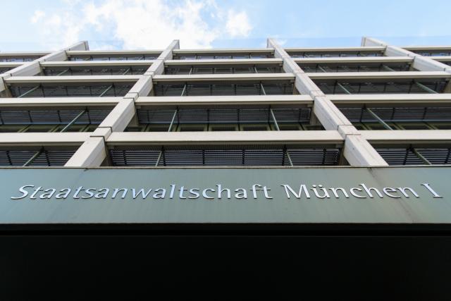 FILED - 20 March 2019, Bavaria, Munich: FILE PHOTO - The sign reading "Munich Public Prosecutor's Office" is seen at the entrance to the office. Photo: Matthias Balk/dpa