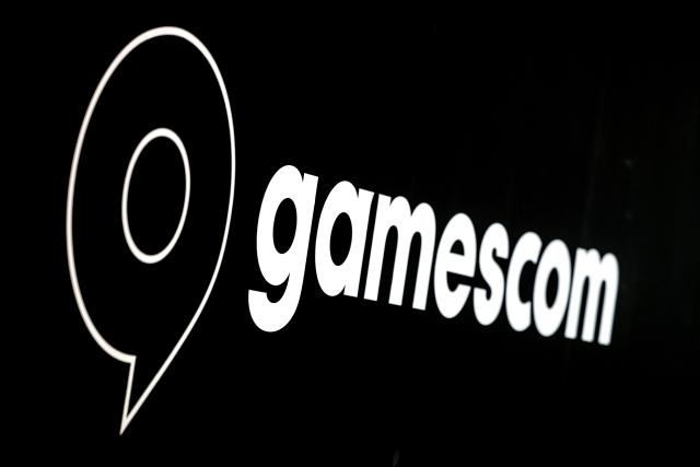 FILED - 21 August 2025, North Rhine-Westphalia, Cologne: FILE PHOTO - The Gamescom logo is hanging on a wall. Photo: Oliver Berg/dpa