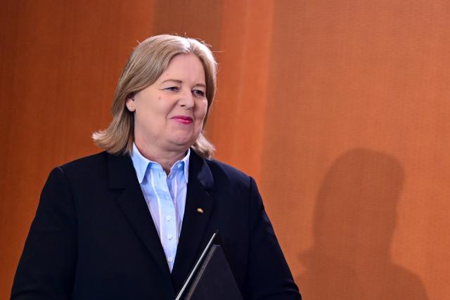 22 July 2026, Berlin: German Labor and Social Affairs Minister Baerbel Bas attends a Cabinet meeting. Photo: Sebastian Gollnow/dpa