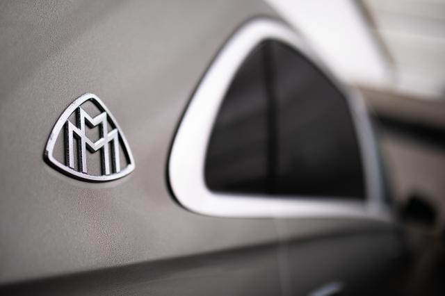 FILED - 04 March 2024, Baden-Wuerttemberg, Sindelfingen: FILE PHOTO - The Maybach logo can be seen on a Mercedes-Maybach of the type S580. Photo: Christoph Schmidt/dpa