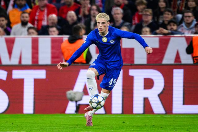 FILED - 17 September 2025, Bavaria, Munich: FILE PHOTO - Chelsea's Alejandro Garnacho in action during the UEFA Champions League soccer match between Bayern Munich and Chelsea FC at the Allianz Arena. Photo: Tom Weller/dpa