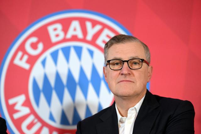 FILED - 17 December 2025, Bavaria, Unterhaching: FILE PHOTO - Jan-Christian Dreesen, CEO of FC Bayern Munich AG, attends a press conference in Unterhaching. Photo: Jens Niering/dpa