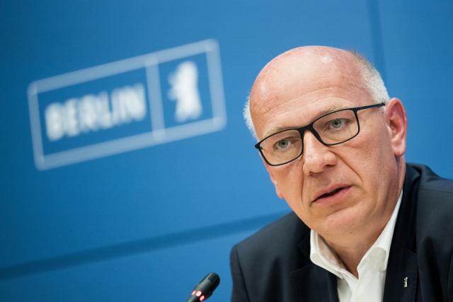 28 July 2026, Berlin: Kai Wegner, Governing Mayor of Berlin, speaks during a press conference following a meeting of the Berlin Senate. In Tiergarten, on the sidelines of Christopher Street Day, a man drove a vehicle into a crowd of people. Photo: Sebastian Gollnow/dpa