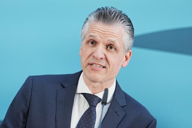29 July 2026, Berlin: Thorsten Frei, the new chairman of the Christian Democratic Union (CDU) and the Christian Social Union (CSU) parliamentary group in the Bundestag, speaks during a press conference following a special meeting of the CDU/CSU parliamentary group to elect its chairman. Photo: Michael Kappeler/dpa