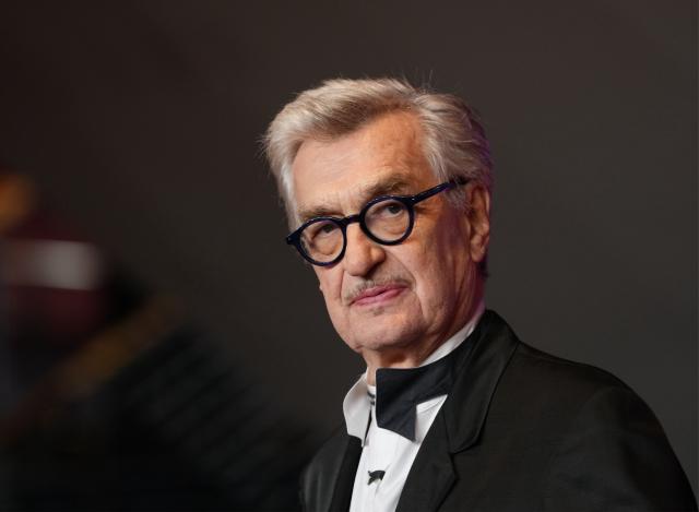 FILED - 12 February 2026, Berlin: FILE PHOTO - German film director Wim Wenders stands on the red carpet at the Berlinale Palast On the opening night of the Berlinale. Photo: Soeren Stache/dpa
