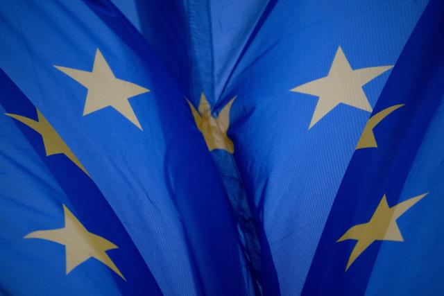 FILED - 03 June 2024, Berlin: FILE PHOTO - The European Union flag flies in the wind. Photo: Sebastian Gollnow/dpa