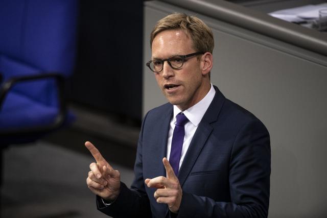 FILED - 18 October 2019, Berlin: FILE PHOTO - Marc Henrichmann, a member of the German Bundestag, speaks during the debate on right-wing terrorism. Photo: Fabian Sommer/dpa