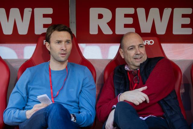 FILED - 03 March 2024, North Rhine-Westphalia, Cologne: FILE PHOTO - Bayer Leverkusen Simon Rolfes (L) and Fernando Carro can be seen during a soccer match. Photo: Rolf Vennenbernd/dpa