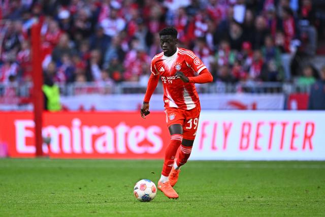 FILED - 19 April 2026, Bavaria, Munich: File photo - Bayern Munich's Bara Sapoko Ndiaye in action during the German Bundesliga soccer match between Bayern Munich and VfB Stuttgart at Allianz Arena. Photo: Tom Weller/dpa