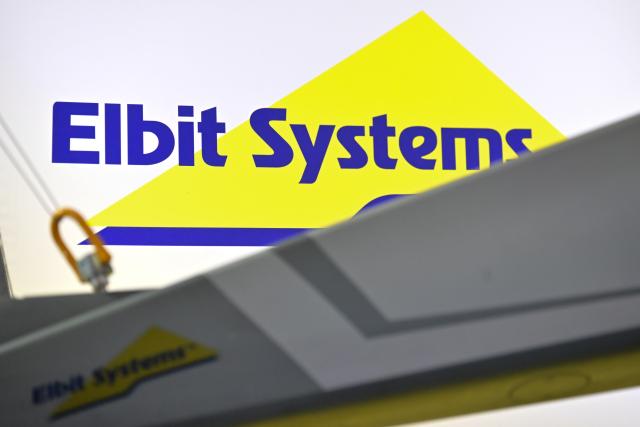 FILED - 11 June 2026, Brandenburg, Schoenefeld: FILE PHOTO - The Elbit Systems booth is seen during the International Aerospace Exhibition (ILA) at Berlin ExpoCenter Airport. Photo: Sebastian Christoph Gollnow/dpa