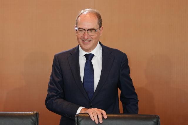 12 August 2026, Berlin: Alexander Dobrindt, Germany's Minister of the Interior, attends a Cabinet meeting at the Federal Chancellery. Photo: Kay Nietfeld/dpa