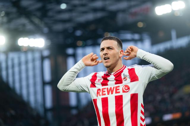 FILED - 21 February 2026, Cologne: FILE PHOTO - Cologne's scorer Said El Mala celebrates scoring the during the German Bundesliga soccer match between 1. FC Cologne and TSG 1899 Hoffenheim at the RheinEnergieStadion. Photo: Marius Becker/dpa