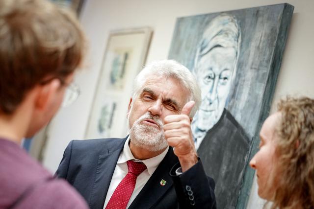 20 August 2026, Saxony-Anhalt, Halle: Armin Willingmann, Social Democratic Party of Germany (SPD) top candidate for the state election in Saxony-Anhalt, attends the SPD's "Beer and Meatballs" event at the SPD headquarters. Photo: Kay Nietfeld/dpa