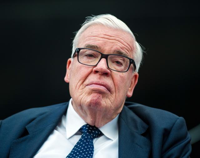 FILED - 16 June 2017, Hamburg: Klaus-Michael Kuehne attends the christening of the Hapag-Lloyd container ship "Guayaquil Express." Businessman and philanthropist Klaus-Michael Kuehne has passed away early Monday morning in Switzerland at the age of 89. Photo: picture alliance / Christina Sabrowsky/dpa