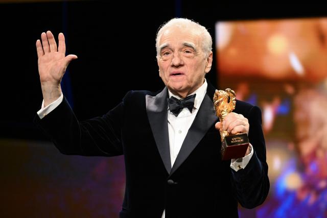 FILED - 20 February 2024, Berlin: FILE PHOTO - US director Martin Scorsese receives the Honorary Golden Bear award during the 74th Berlin International Film Festival (Berlinale). Photo: Sebastian Gollnow/dpa