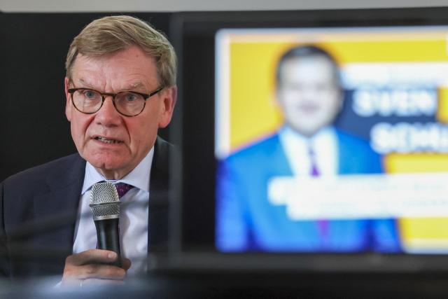 26 August 2026, Saxony-Anhalt, Dessau-Rosslau: German Minister of Foreign Affairs Johann Wadephul speaks at the public forum "Foreign Policy from a Single Source" in Dessau-Rosslau. Photo: Jan Woitas/dpa