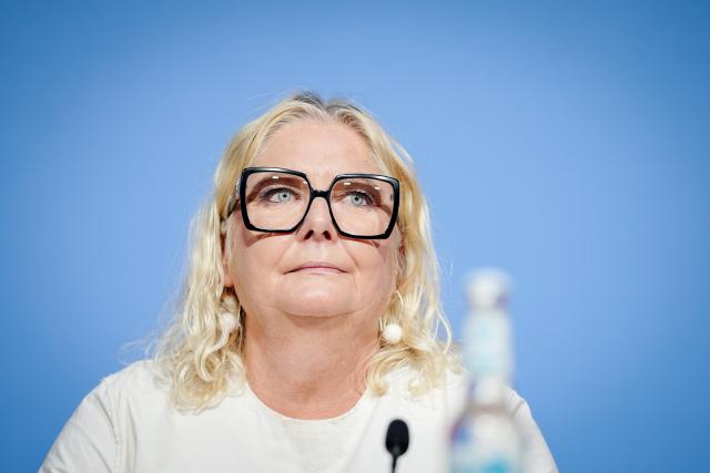 FILED - 01 September 2026, Berlin: Sylvia Pfefferkorn, Deputy Spokesperson for the Board of "Business for a Cosmopolitan Saxony," speaks at the inaugural event "Business for a Cosmopolitan Germany." Photo: Kay Nietfeld/dpa