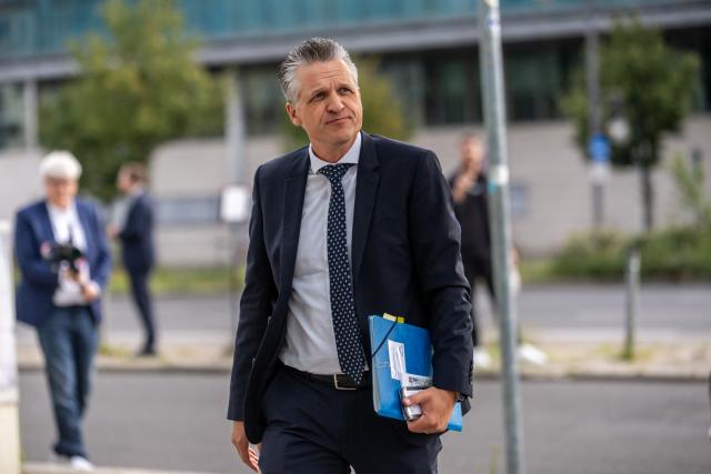 07 September 2026, Berlin: Thorsten Frei, chairman of the CDU/CSU parliamentary group in the Bundestag, arrives at Konrad Adenauer House for a meeting of the CDU Federal Executive Committee. Photo: Michael Kappeler/dpa