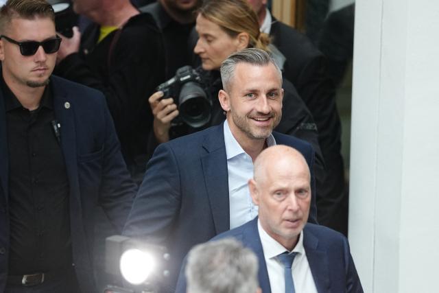 07 September 2026, Berlin: Ulrich Siegmund, the AfD's top candidate in the Saxony-Anhalt state election, attends the Federal Press Conference on the results of the state election in Saxony-Anhalt. Photo: Kay Nietfeld/dpa