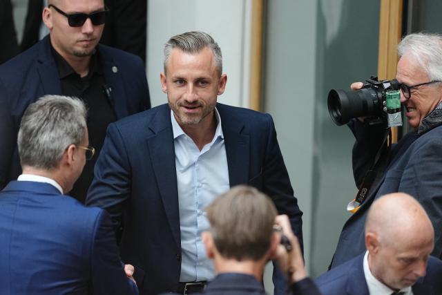 07 September 2026, Berlin: Ulrich Siegmund, the AfD's top candidate in the Saxony-Anhalt state election, attends the Federal Press Conference on the results of the state election in Saxony-Anhalt. Photo: Kay Nietfeld/dpa