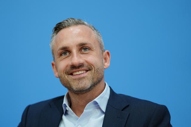 07 September 2026, Berlin: Ulrich Siegmund, the AfD's top candidate in the Saxony-Anhalt state election, attends the Federal Press Conference on the results of the state election in Saxony-Anhalt. Photo: Kay Nietfeld/dpa