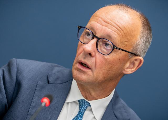 07 September 2026, Berlin: Germany's Chancellor Friedrich Merz (CDU) attends a meeting of the CDU Federal Executive Committee at the Konrad Adenauer House. Photo: Michael Kappeler/dpa