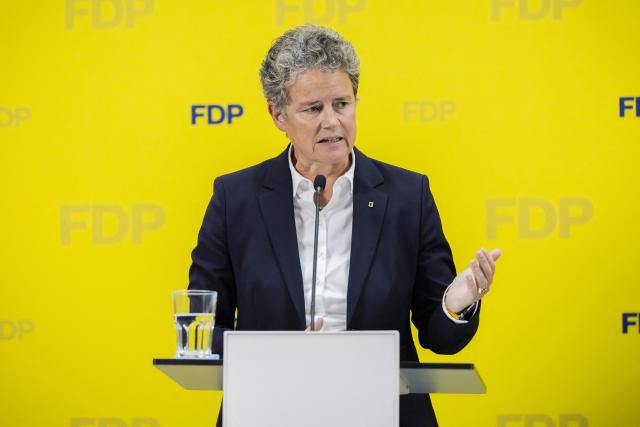07 September 2026, Berlin: Lydia Hueskens, FDP state chairwoman and top candidate in the Saxony-Anhalt state election, speaks at a press conference at the Hans-Dietrich-Genscher-Haus following the state election. Photo: Christoph Soeder/dpa