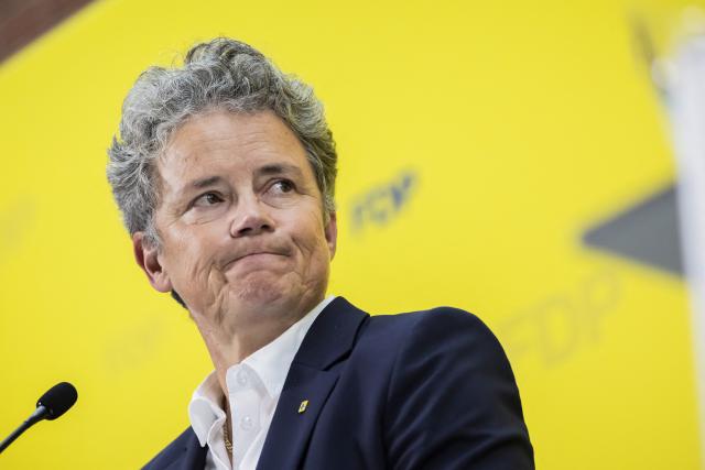 07 September 2026, Berlin: Lydia Hueskens, FDP state chairwoman and the party's top candidate in the Saxony-Anhalt state election, speaks at a press conference at the Hans-Dietrich-Genscher-Haus following the state election. Photo: Christoph Soeder/dpa