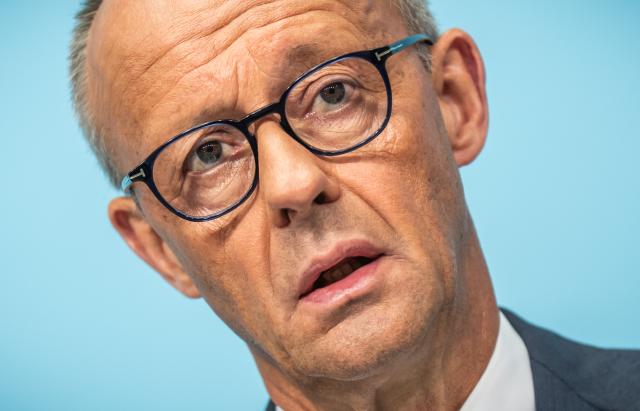 07 September 2026, Berlin: Friedrich Merz, Germany's Chancellor and CDU chairman, attends a press conference following a meeting of the CDU Federal Executive Committee at Konrad Adenauer House. Photo: Michael Kappeler/dpa