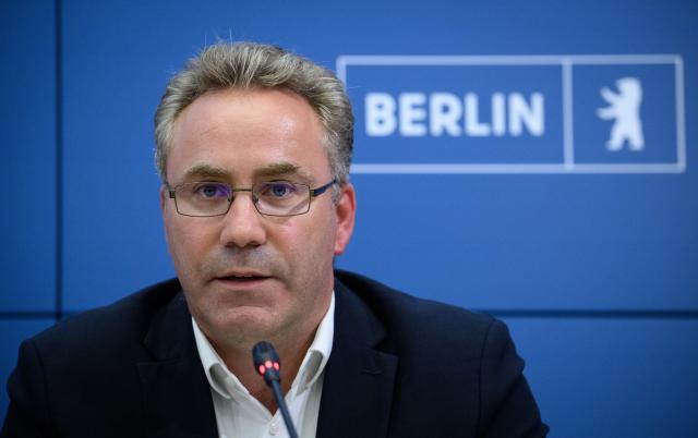 FILED - 19 August 2026, Berlin: FILE PHOTO - Florian Hauer, Chief Digital Officer (CDO) and State Secretary for Digitalization and Administrative Modernization, speaks at a press conference at the Rotes Rathaus about the cyberattack on parts of Berlin's municipal administration. Photo: Bernd von Jutrczenka/dpa