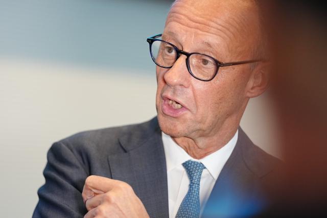 07 September 2026, Berlin: German Chancellor Friedrich Merz attends the the Christian Democratic Union of Germany (CDU)/ Christian Social Union in Bavaria (CSU) parliamentary group meeting. Photo: Kay Nietfeld/dpa
