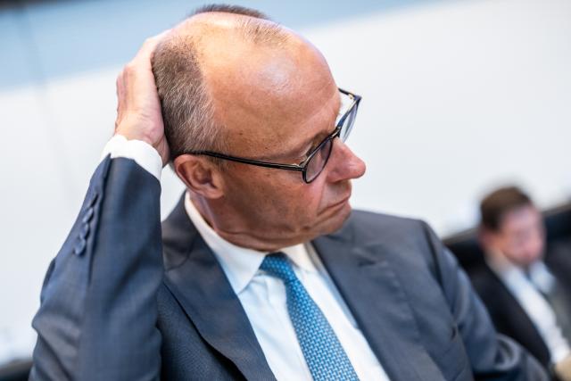 07 September 2026, Berlin: German Chancellor Friedrich Merz attends the meeting of the Christian Democratic Union of Germany (CDU) Federal Executive Committee at the Konrad Adenauer House. Photo: Michael Kappeler/dpa