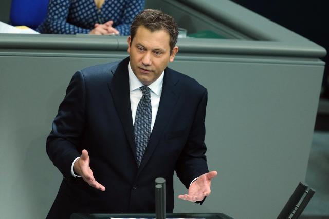08 September 2026, Berlin: German Minister of Finance, Vice Chancellor, Lars Klingbeil, speaks at the German Parliament (Bundestag) session for the start of budget week. Photo: Kay Nietfeld/dpa
