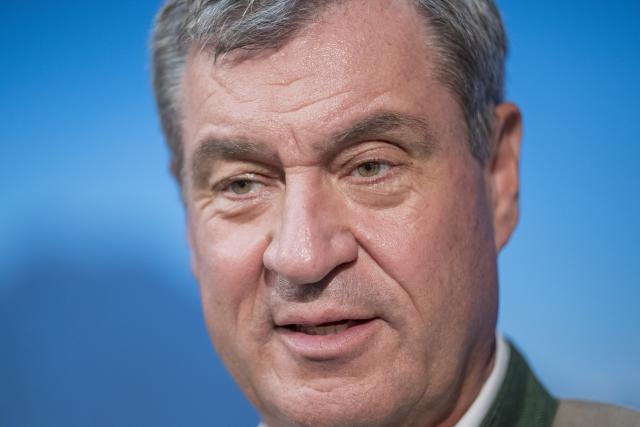 08 September 2026, Bavaria, Munich: Markus Soeder, Minister-President of Bavaria, speaks during a press conference following the cabinet meeting. The press conference focused on sports and Bavaria's bid for the Olympics. Photo: Peter Kneffel/dpa
