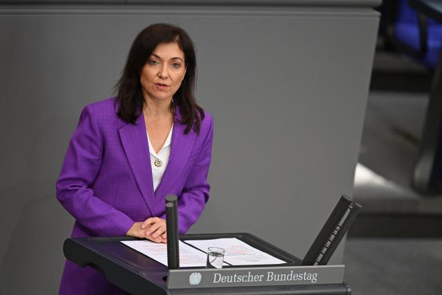 08 September 2026, Berlin: Katherina Reiche, German Minister for Economic Affairs and Energy speaks during the Bundestag session at the start of budget week. Photo: Michael Brandt/dpa