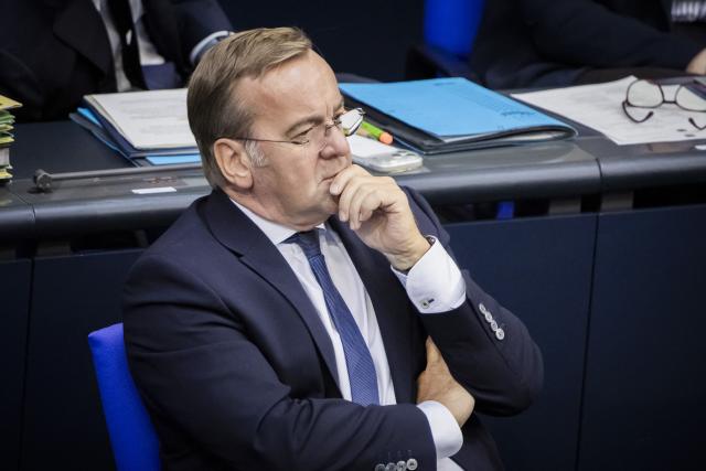 09 September 2026, Berlin: Boris Pistorius, Minister of Defence, attends the general debate during budget deliberations in the German Bundestag. Photo: Christoph Soeder/dpa