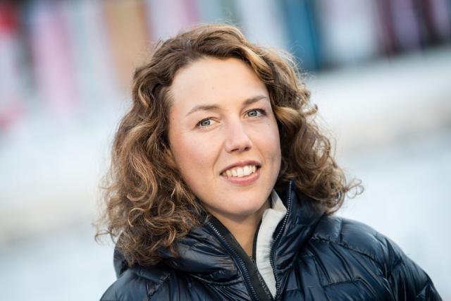 FILED - 15 January 2020, Bayern, Ruhpolding: FILE PHOTO - German biathlete Laura Dahlmeier gives a TV interview during the IBU Biathlon World Cup at the Chiemgau Arena. Photo: Matthias Balk/dpa